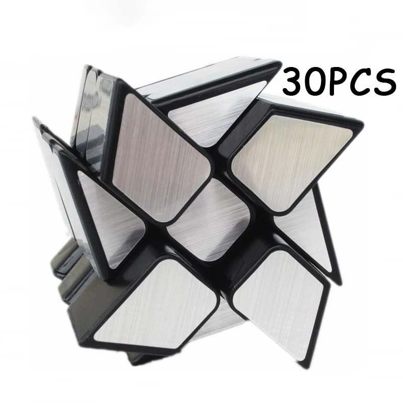 

30PCS MoYu Silver Mirror Magic cube Strange-shape Cubo magico Professional Speed Twist Puzzle Cube Neo Cube Toys For Children