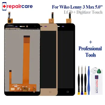 

For Wiko Lenny 3 Max LCD Display +Touch Screen Assembly For Wiko Lenny 3 max lcd Digitizer Black/Gold +Free Tools