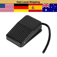 Electric Power Foot Pedal Switch Nonslip Metal Momentary Self-rest Push Button Switch w/ 10cm / 3.9inch On/Off Pedal Tool 1 pc 250v 15a tfs 302 nonslip metal momentary electric power foot pedal micro move switch advanced version