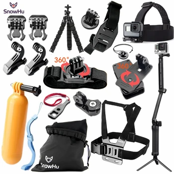 

SnowHu voor Gopro Accessoires Borstband Riem Body Statief Harness Mount voor Gopro Hero 9 8 7 6 5voor Xiao voor Yi Camera GS62A