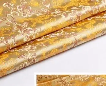 75 см* 50 см Толстая китайская парча ткань-дракон дизайн- полиэстер-ширина - Цвет: 3