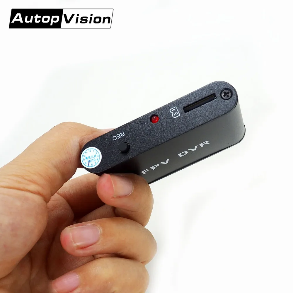 Видеорегистратор D1M FPV AV DVR Micro 1CH 1280x720 30f/s HD с поддержкой 32G TF карты работает