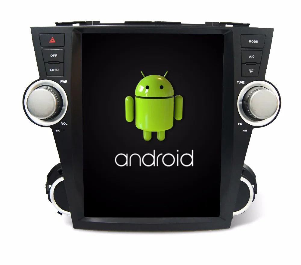 

Otojeta vertical screen tesla quad core 32gb ROM rockchip px3 android 7.1 Car Multimedia Player Radio for Toyota Highlander 2008