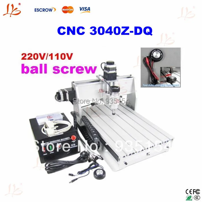

3 axis cnc router 3040 Z-DQ woodworking lathe cnc machine with ball screw
