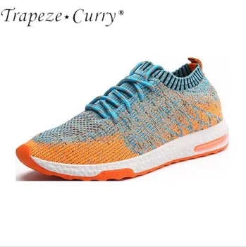 

New listing hot sale summer Flying line ventilation men running sneakers T1720