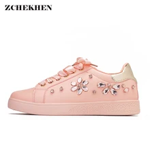 Großhandel pearl sneakers Gallery Billig kaufen pearl Kaufen Sie im Großhandel Strass Schuhe Verkauf 2019 zum