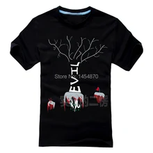 Уличная одежда дьявол, демон рок Бренд для мужчин и женщин рубашка 3D иллюстрация фитнес тяжелый темный металл хлопок