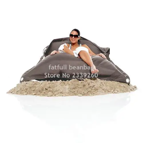 Cover Only No Filler Grey Color Outdoor Buggle Up Bean Bag Chair Cover Only No Filler Grey Color Outdoor Buggle Up Bean Bag Chair Sand External