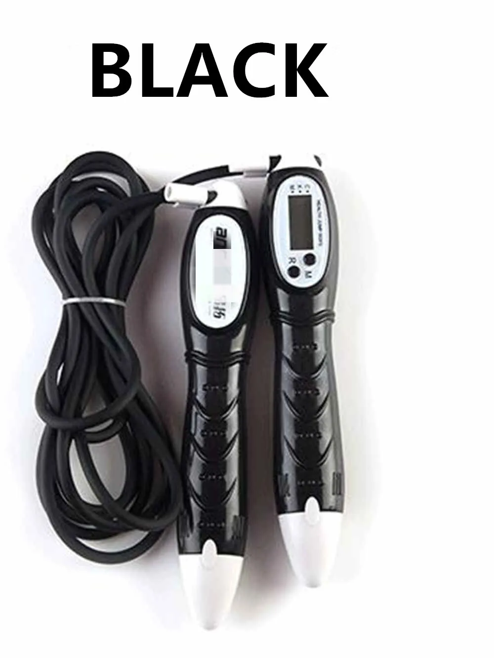 Черный Jump Ropes with Counter Adjustable Sports Fitness Skip Rope Training Speed Professional Technical Jump Rope For Adult Children - Цвет: Черный