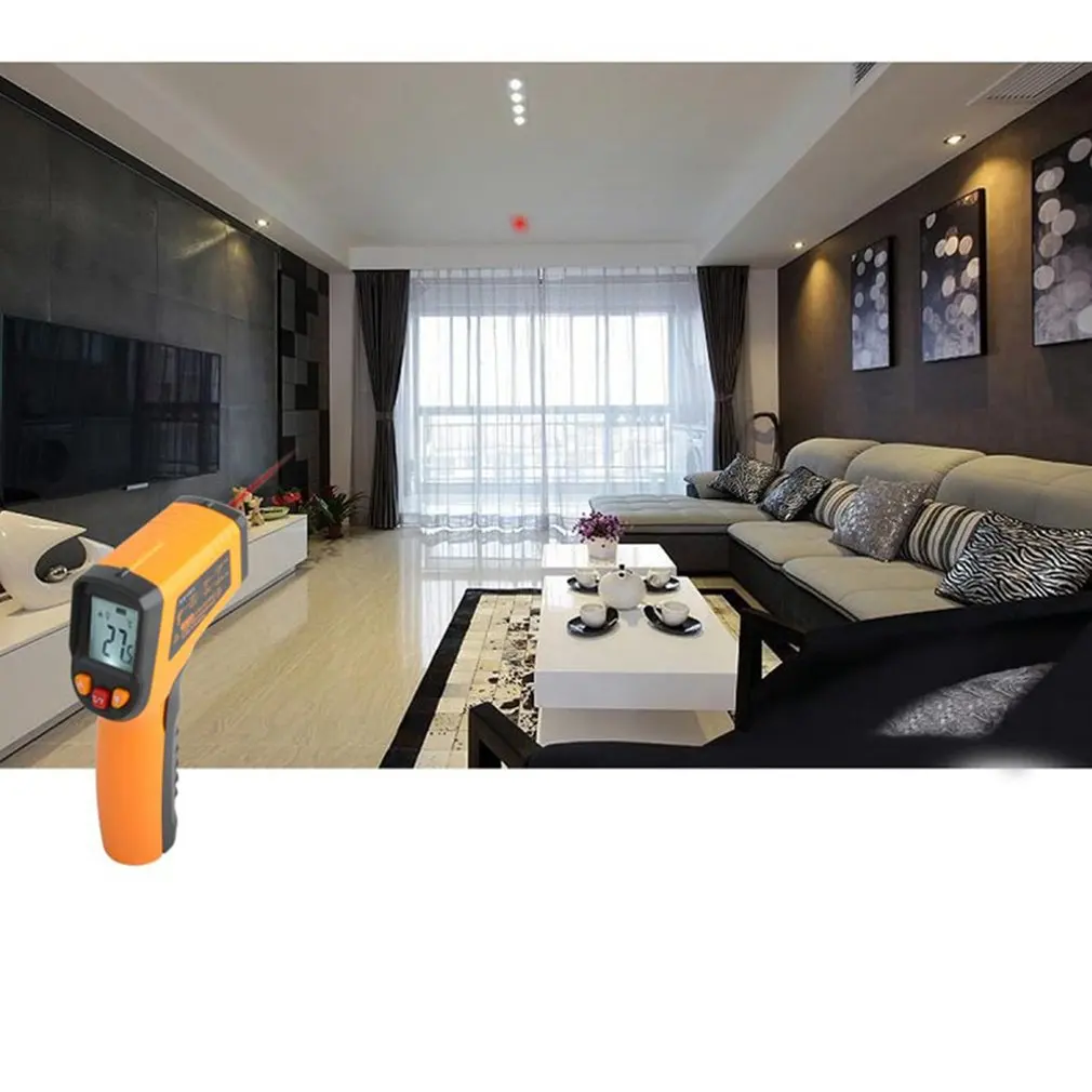 

MESTEK MT550 Handheld Non-contact Digital Infrared Thermometer Gun IR Temperature Tester Industrial Pyrometer-50~600C