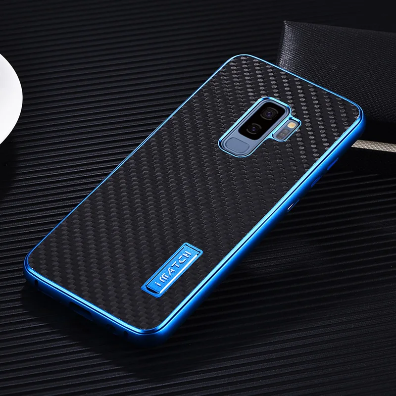 Роскошный брендовый чехол для Samsung Galaxy S9 S8 Plus S7 Edge Алюминиевый металлический