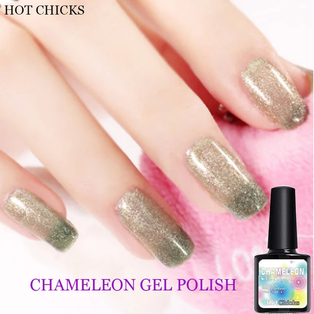 Hot S Uv Gel Type Nail Art Polish Color Changing Hot S Uv Gel Type Nail Art Polish Color Changing Pigment