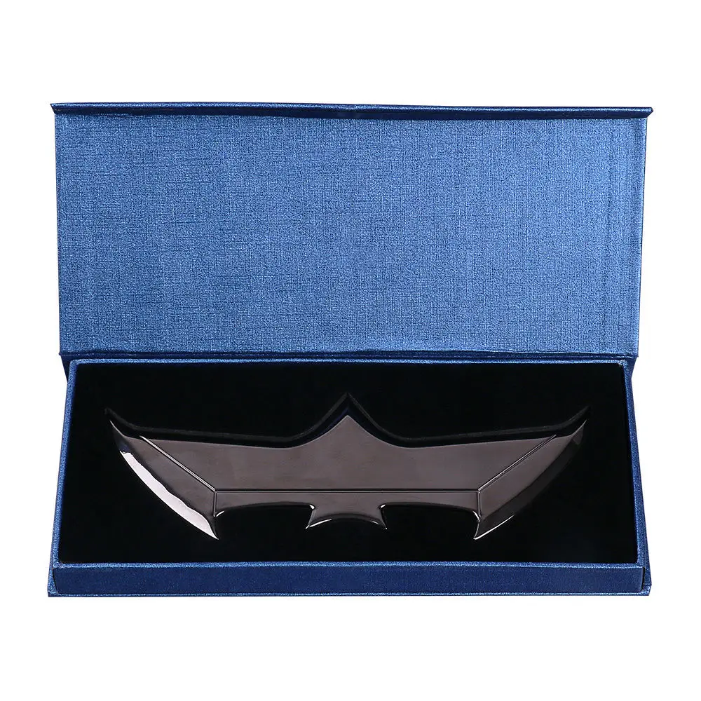 New Justice League Batman Dart Batarangs Cosplay Metal Bats Dart Prop Two Sizes 5