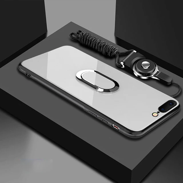 Case-for-iPhone-7-8-X-6-S-6S-Plus-Car-Holder-Magnetic-Suction-Ring-Bracket