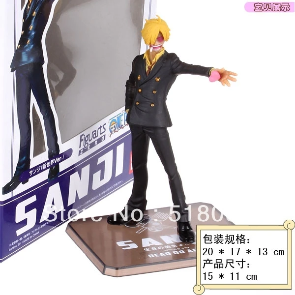 Free Shipping New World the Sanji Japanese Anime Cartoon Two Years Later One Piece Zero Action