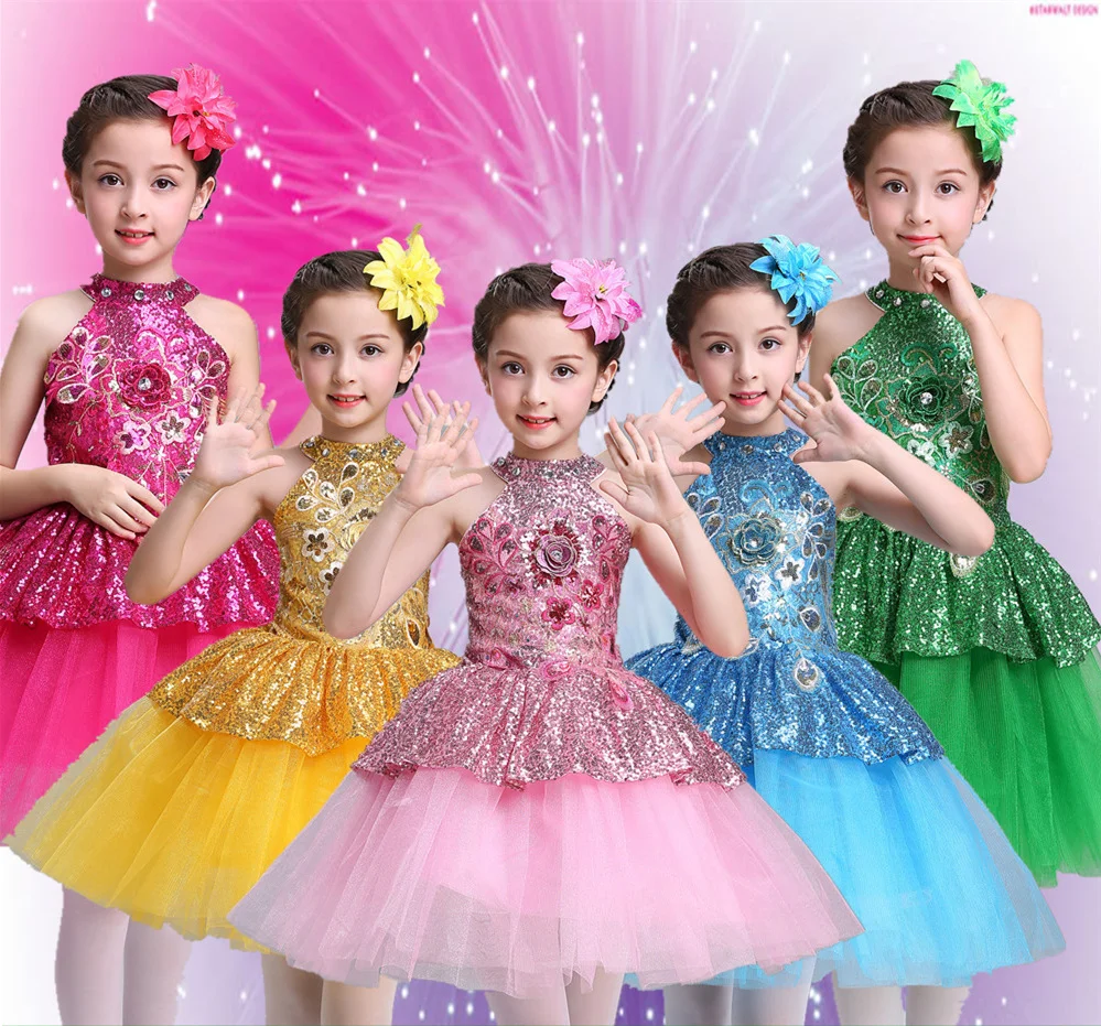 

Ballet Tutu Dress Girls Gymnastics Leotard Dancewear Ballet Clothes Children Ballerina Costume Discount Ballet Tutus