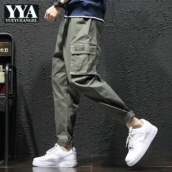 

Plus Size Mens Harem Pants Moda Hombre 2020 Loose Men Trousers Joggers Sweatpants Pockets Cargo Pants Men Casual 5XL Streetwear