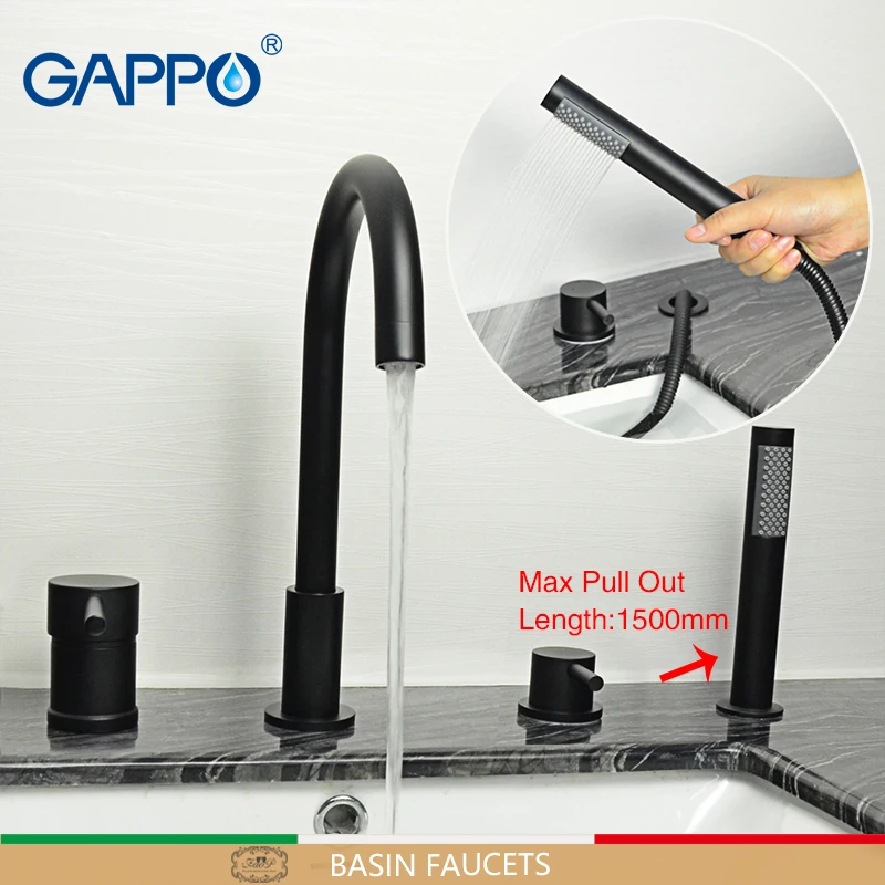 GAPPO bathtub faucets bathroom bathtub faucet Rainfall sink tap Water mixer wall mounted shower mixer taps Sanitary Ware Suite GAPPO bathtub faucets bathroom bathtub faucet Rainfall sink tap Water mixer wall mounted shower mixer taps Sanitary Ware Suite