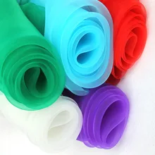 Crystal Organza Tulle Fabric Drapes For Wedding Marriage Birthday Baby Shower boda Party Decor Gift packing Supplies 150cm*600c