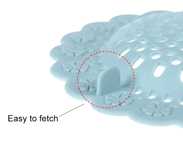 Силиконовые в форме цветка в форме Слив для кухонной раковины слив в ванной раковины Крышка для дренажа решетка для раковины канализационных волос сетчатый фильтр
