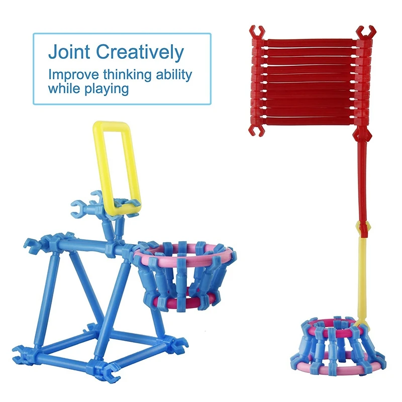 480 шт. детских обучающих игрушек, набор наборных игрушек, блокирующий Строительный набор, нетоксичный Соединительный конструктор