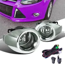 Для Ford Focus 2014-2012 Противотуманные фары дальнего света + хромированная решетка крышка + проводка