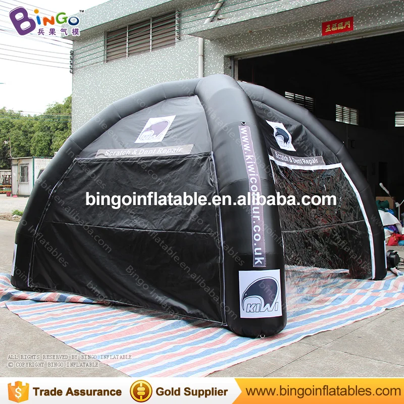  5 Meters inflatable dome spider tent Made in China hot sale type digital printing black inflatable 
