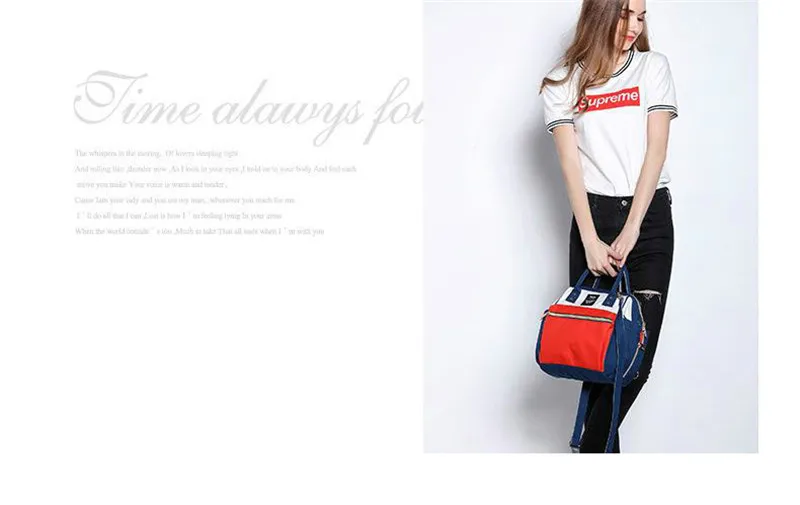 Hot Mom Outdoor Nappy Changing Diaper Bags Mother and Baby Tote Bags Multi-functional Shopping Fashion Handbag Messenger Bags 014