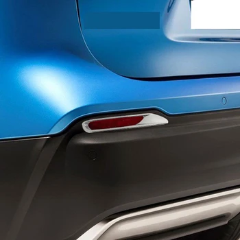 

For Nissan Qashqai J11 2018 ABS Chrome Rear Tail Fog Light Lamp Cover Trim Bezel Garnish Molding Trim 2pcs Car Styling