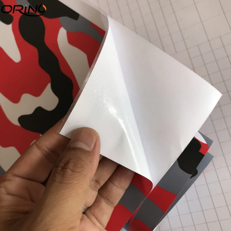 Black Red Grey Vinyl Film Sticker-6