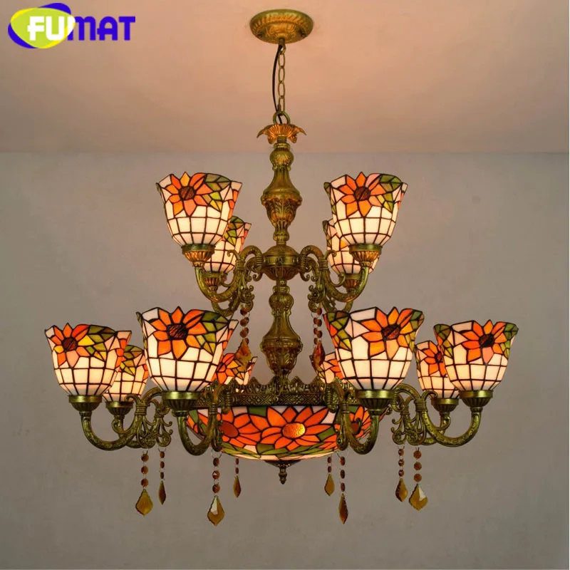 4 Tiffany Chandeliers Luster