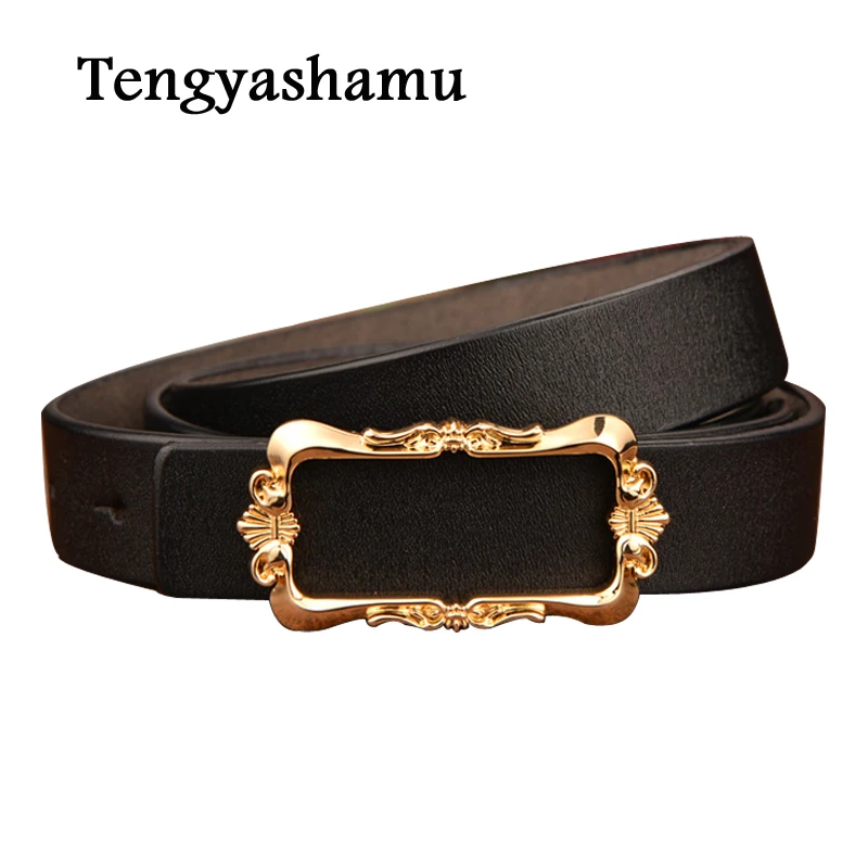 Belt 2017 New High Quality Leather Belts For Women Female Famous Brand