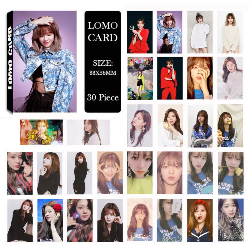 Youpop KPOP TWICE FANCY MOMO DaHyun TZUYU NAYEON альбом LOMO Cards k-pop Новая мода самодельная бумажная Фотокарта LK651 - Цвет: JUNGYEON-08