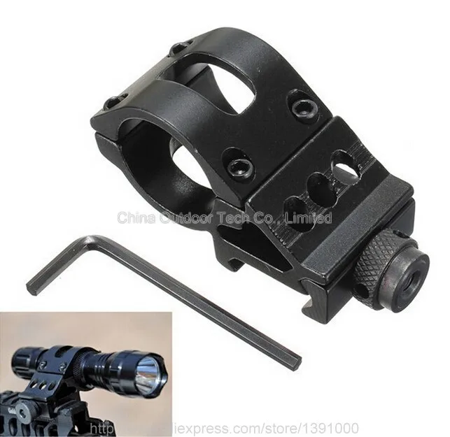 Montagem em Trilho de 45 Liberação Rápida Tocha Montagem Lanterna Anel Weaver Ferroviário Luz Lateral Laser 25.4mm Diâmetro 20mm Graus qd 9 Qd liberação rápida tocha montagem lanterna anel