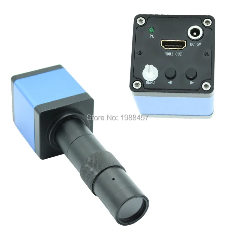

High-speed 1080P Full HD HDMI Video Industry Microscope Camera Systems Support C-mount Lens+8X-130X C-mount Zoom Lens