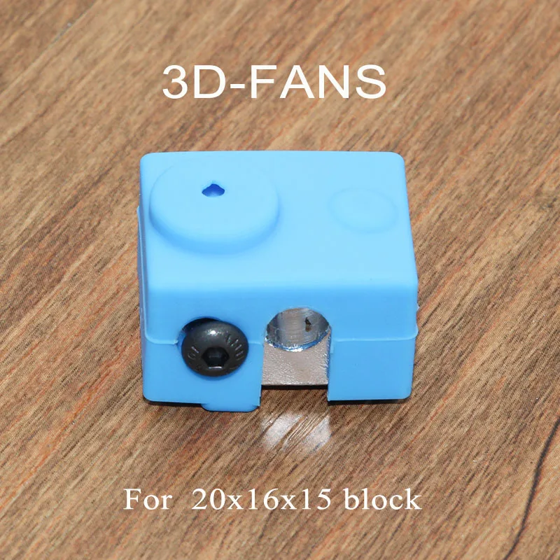 1 قطعة E3D V6 واقية سيليكون جورب غطاء حالة ل سخان كتلة من بودين و مباشرة الطارد RepRap 3D طابعة