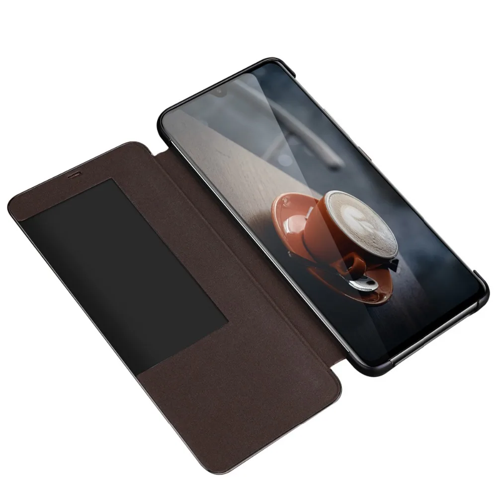 Смарт чехол с откидной крышкой для Huawei Mate 20 100% Официальный Оригинальный из