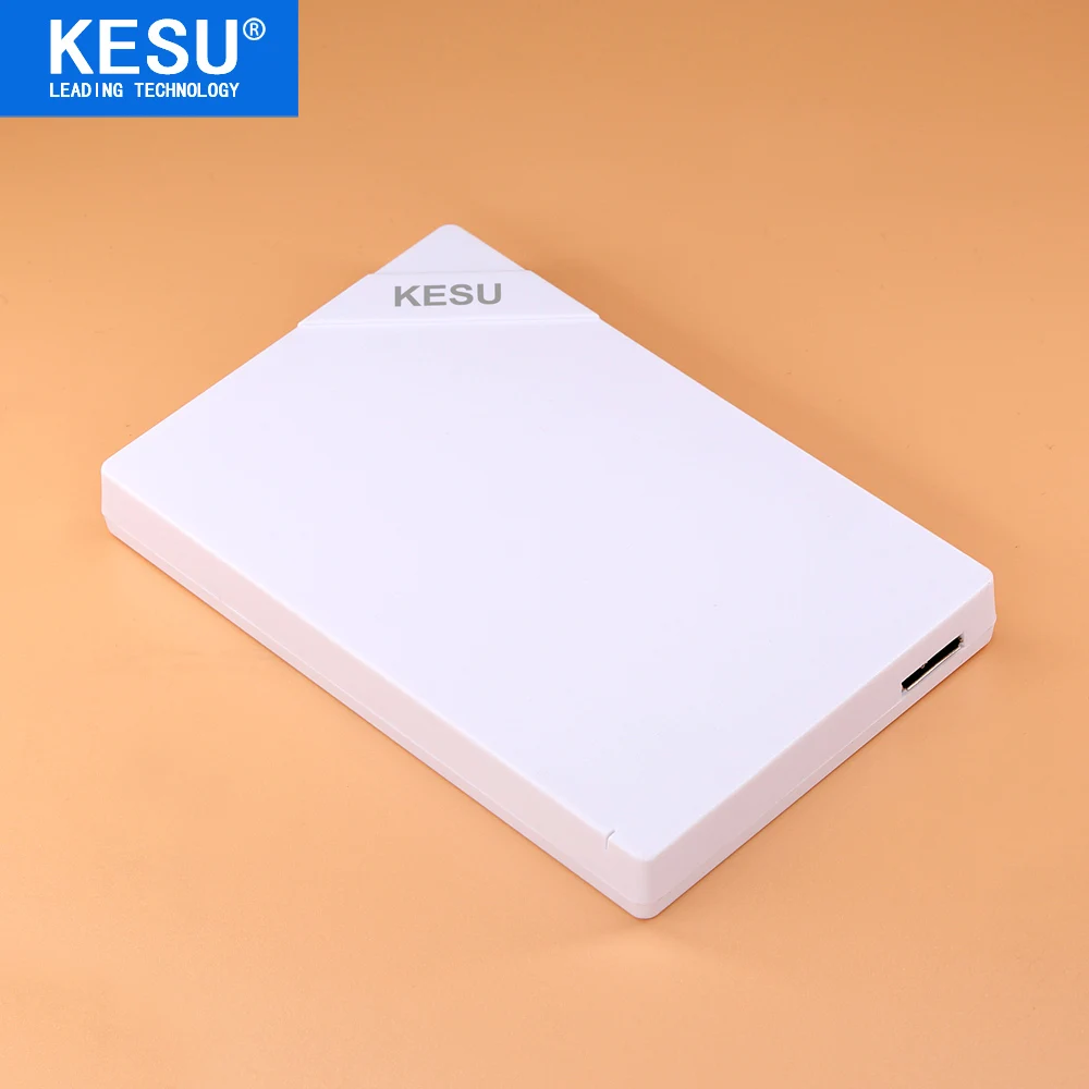 Original KESU 2.5'' External Hard Drive USB3.0 HDD Portable External HD Hard Disk for PC Mac Desktop Laptop Server (Black/White)