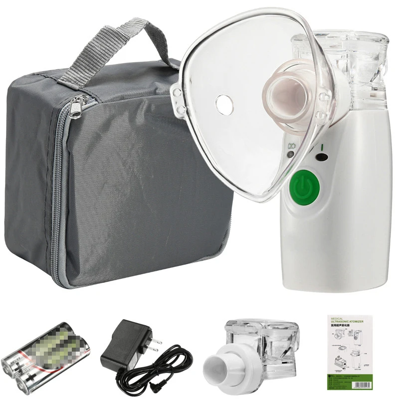 

Portable Steaming Devices Ultrasonic Handheld Nebuliser Inhaler Nebulizer Mesh Humidifier Atomizer Respirator Household Medical