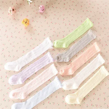 

Collant Fille New 2016 Spring And Autumn Infant Baby High Socks, Solid Twisted Pattern Relent Hand-sewn Head C-cll-051