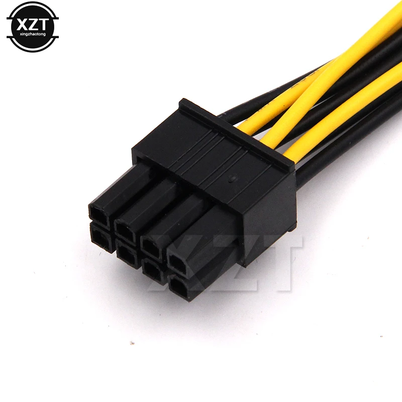 2 IDE Dual 4pin Molex IDE Male to 6 Pin Female PCI-E Y Molex Power Cable Adapter Connector for video cards