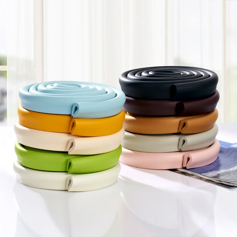 2M Children Protection Table Guard Strip Baby Safety Products Glass Edge Furniture Horror Crash Bar Corner Foam Bumper Collision