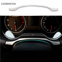 Автомобиль хром приборная панель из нержавеющей стали отделка кольцо украшения автомобиля наклейки Средства для укладки волос для Audi A3 8 V 2013- C646