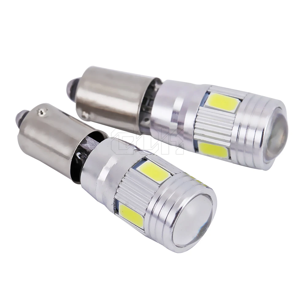 Автомобильная светодиодная лампа canbus T4W Canbus LED BA9S 6smd 5630 5730 ba9s 1 шт./лот|car dome light|car