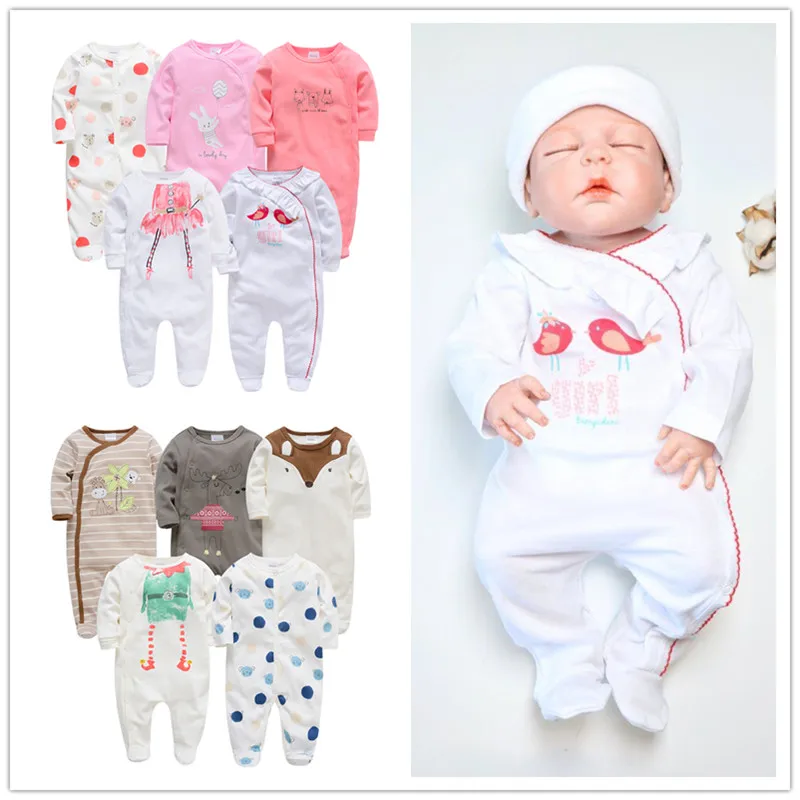 

2020 Kavkas Baby Girl Roupa De Bebe Newborn Full Sleeve 3m 6m 9m 12m Infant Girl Rompers New Born Clothes Bebek Giyim Jumpsuits