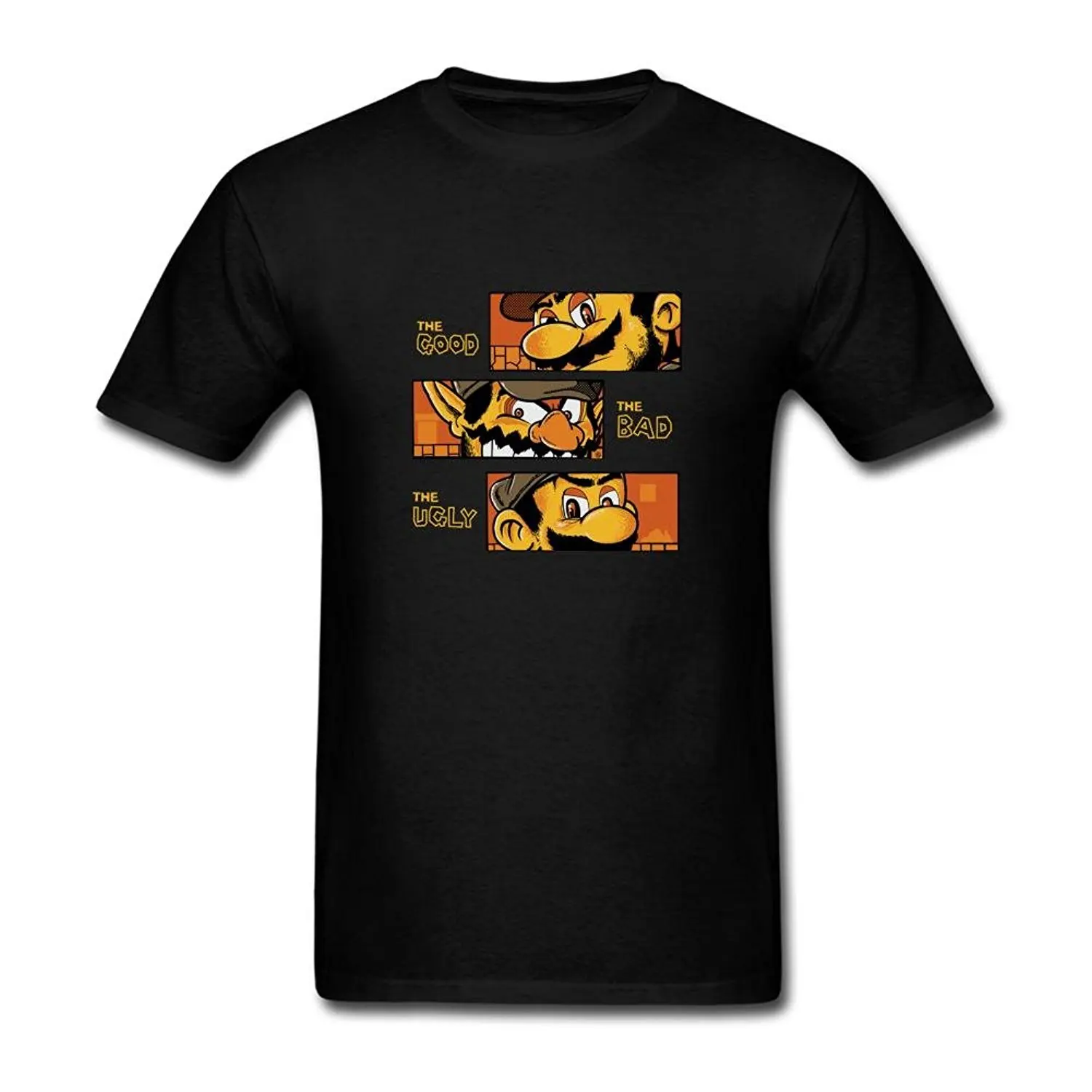 Best ZhiBo Men #039;s Vintage The Good Bad Ugly Cartoon Uncle Custom T shirts Men Novelty O Neck TopsTops Summer Cool Funny T Shirt