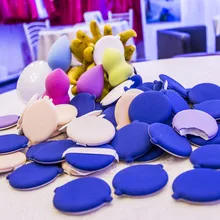 500PCSPu кожа латекса bb крем порошок Макияж Губка слоеного воздуха подушки принадлежности для макияжа