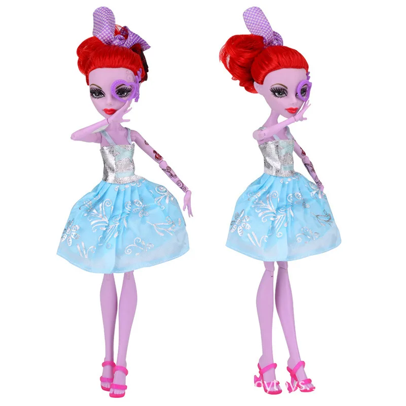 

NK One Set New Arrival Handmade Cortical Clothes & Sportswear Fashion Dress For Monster High Doll For BJD Dolls Best Gift 03A