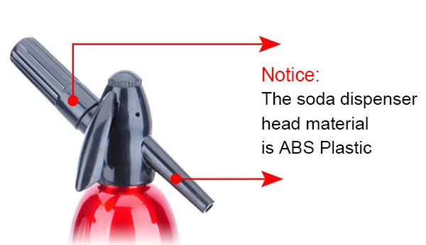 Сифон для соды 1,0 л домашний дозатор для соды алюминиевая машина для воды для соды