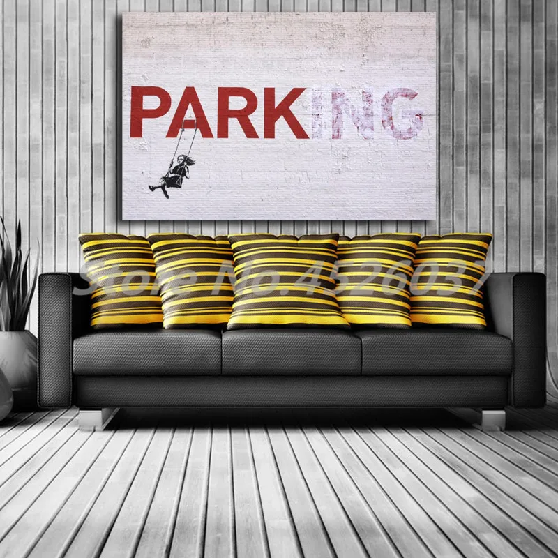 Street Graffiti Wallpaper Wall Art Canvas Poster And Print Painting Decorative Picture For Living Room Home Decor | Дом и сад